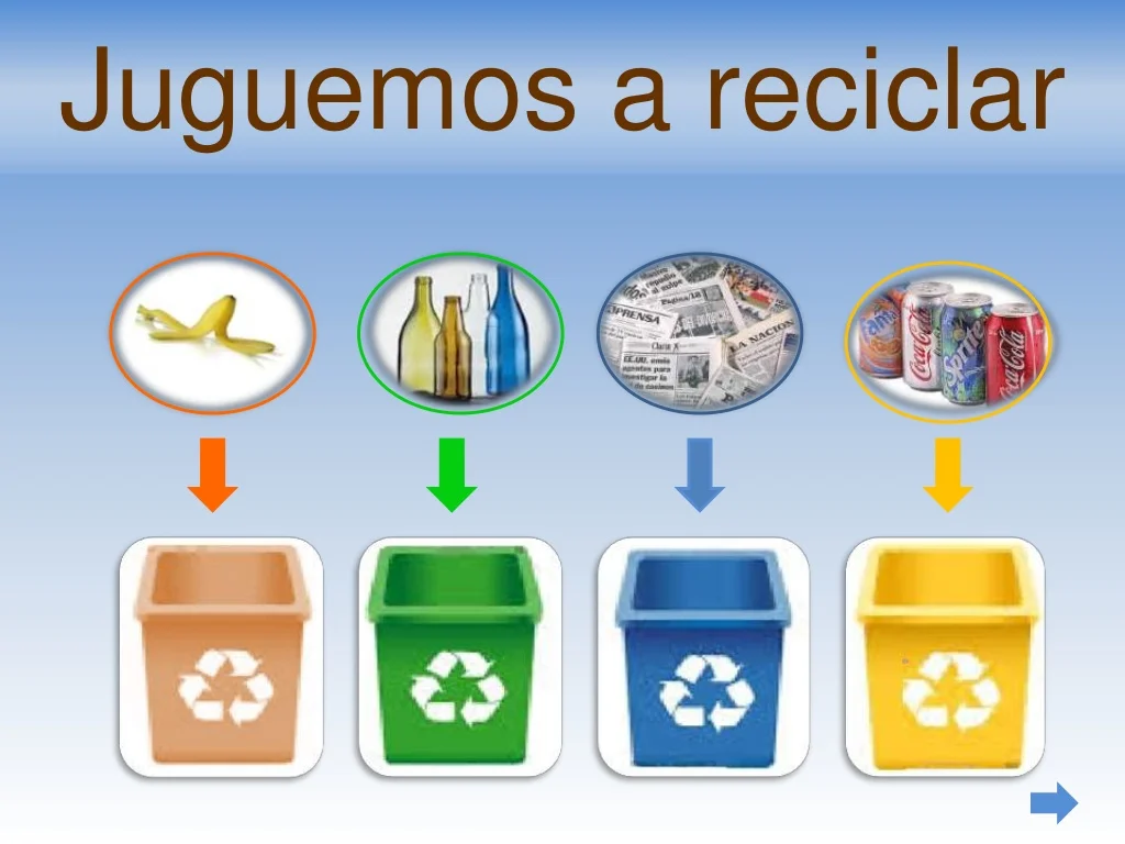 juego para aprender a reciclar