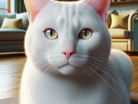 gato albino