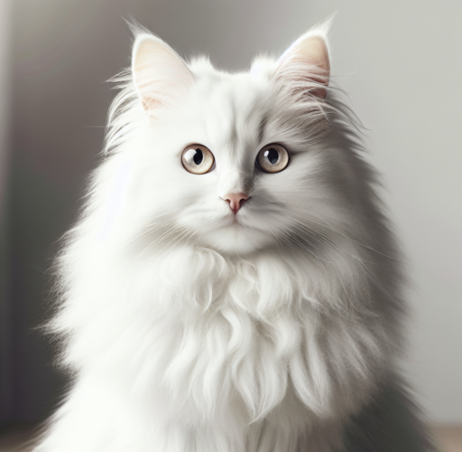 gato angora blanco
