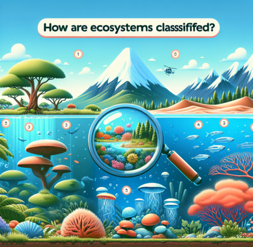 ¿Cómo se clasifican las ecosistemas?
