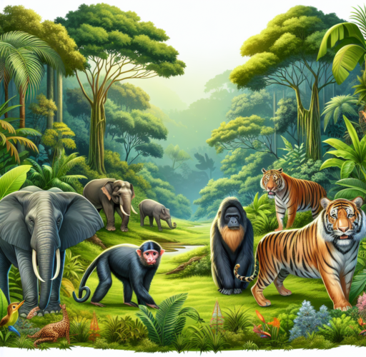 ¿Qué animales hay en la región selva?