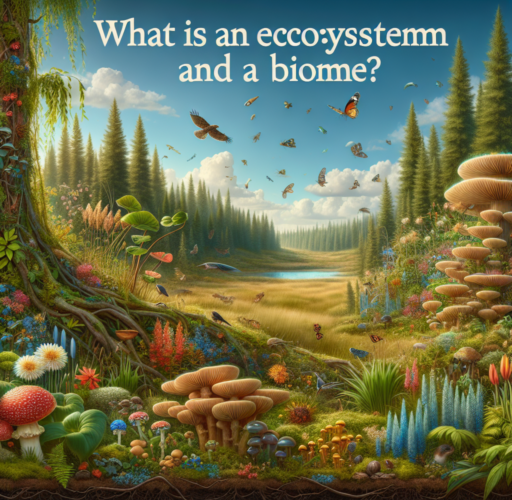 ¿Qué es un ecosistema y un bioma?