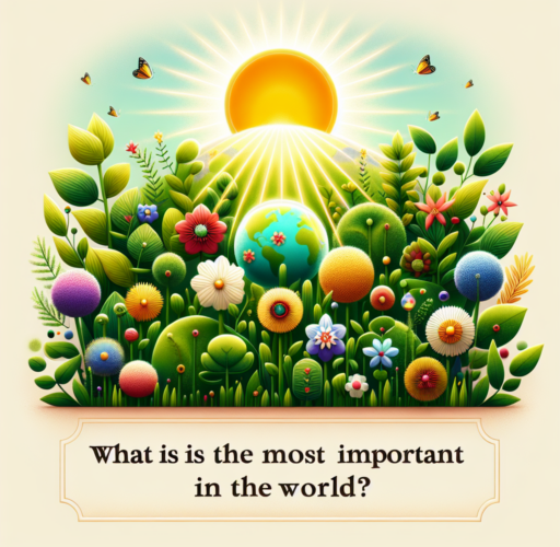 ¿Cuál es la planta más importante del mundo?
