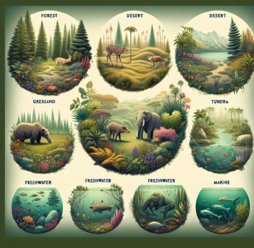 ¿Cuáles son los 7 tipos de ecosistemas?