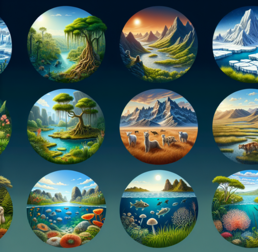 ¿Cuáles son los 8 tipos de ecosistemas?