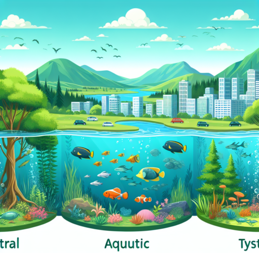 ¿Cuáles son los tres tipos de ecosistemas?