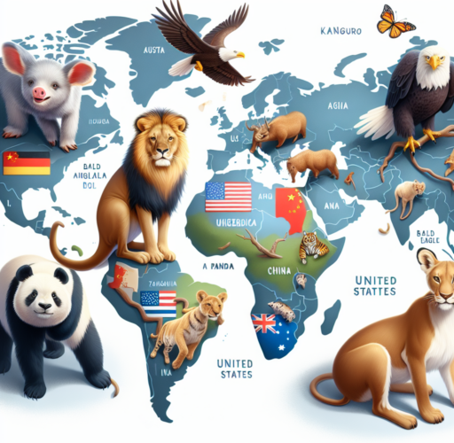 ¿Qué animales representan a cada país?