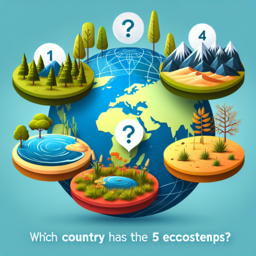 ¿Qué país tiene los 5 ecosistemas?
