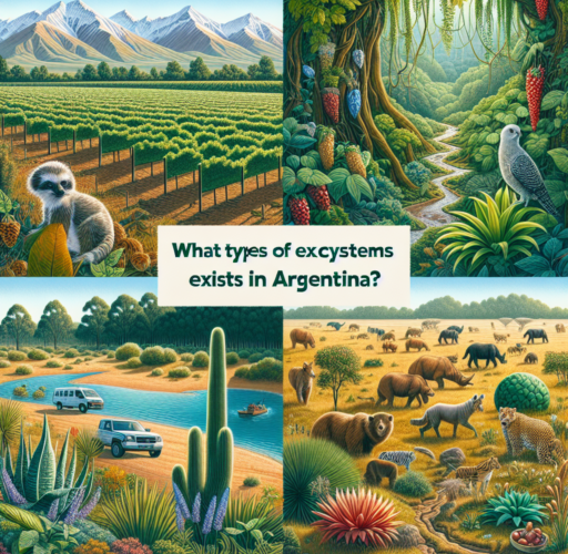 ¿Qué tipos de ecosistemas existen en Argentina?