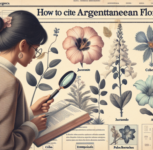 ¿Cómo citar flora Argentina?