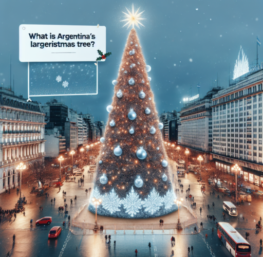 ¿Cuál es el árbol de Navidad más grande de Argentina?