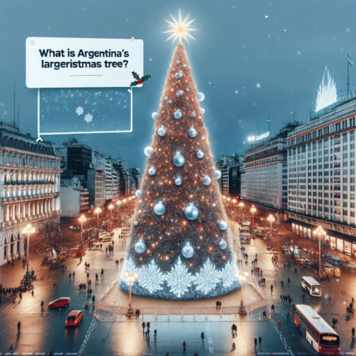 ¿Cuál es el árbol de Navidad más grande de Argentina?