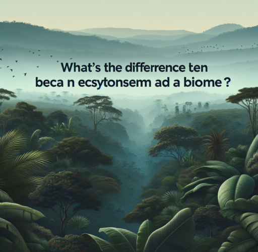 ¿Cuál es la diferencia entre un ecosistema y un bioma?