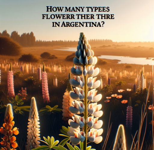 ¿Cuántos tipos de flores hay en Argentina?