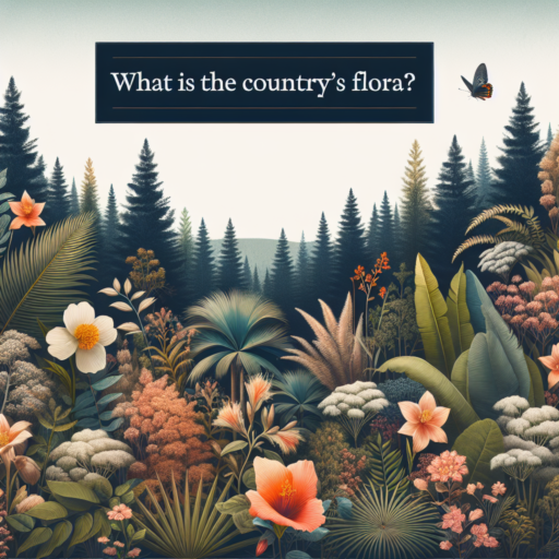 ¿Qué es la flora del país?