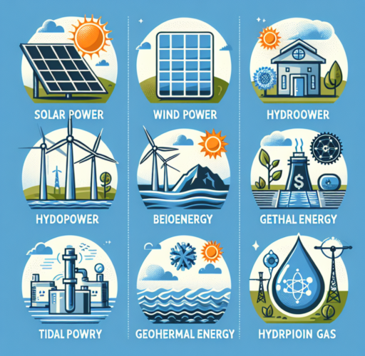 ¿Cuáles son las 7 energías renovables?