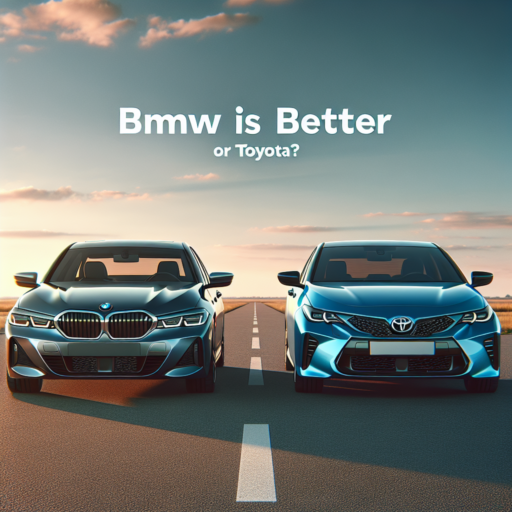 ¿Qué es mejor un BMW o un Toyota?