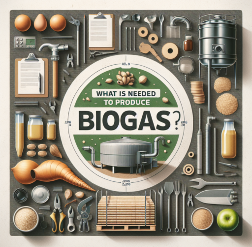 ¿Qué se necesita para producir biogás?
