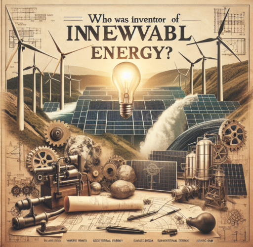 ¿Quién fue el inventor de la energía renovable?