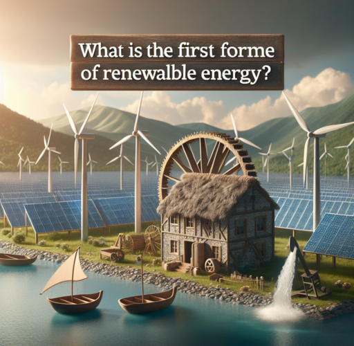 ¿Cuál fue la primera forma de energía renovable?