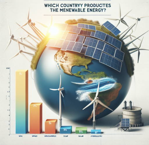 ¿Qué país produce más energía renovable?