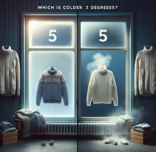 ¿Qué es más frío 3 ó 5 grados?