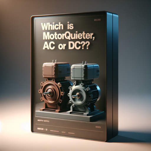 ¿Qué motor es más silencioso AC o DC?