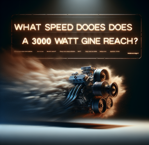 ¿Qué velocidad alcanza un motor de 3000 watts?